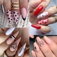thumbnail image 3 of Pegatinas 3D de San Valentín para uñas, 1 piezas, corazón negro, amor, letras deslizantes autoadhesivas, decoración artística de uñas, calcomanías de estrellas, manicura, 3 of 7