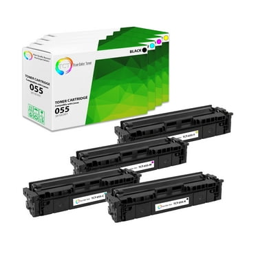 TCT 055 Toner Cartridge 4 Pack - Premium Compatible Replacement for Canon 055