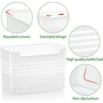 thumbnail image 3 of Yayun Refrigerator Organizer Box, Plastic Translucent Containers for Storage, Space-saving Refrigerator Side Door Organizer for Fridge Kitchen Fruits, Vegetables Storage (Clear, 7"x4"x5"), 3 of 8
