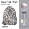 thumbnail image 5 of "Boho Travel Backpack for College - 17” Laptop Sleeve, Tribal Aesthetic, Water-Resistant Daypack with Multiple Pockets for School & Work Essentials", 5 of 6
