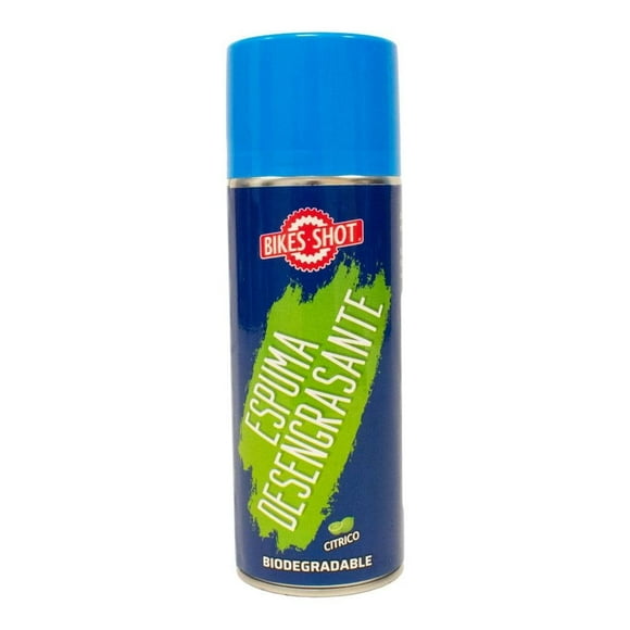 Espuma Bikes Shot Desengrasante Lata con 400 ml Azul
