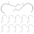 thumbnail image 1 of TABLZONE 30Pcs Versatile Metal Pegboard Hooks for Kitchen Cabinets Garage Tool Hanging, 1 of 8