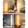 thumbnail image 4 of EDISHINE 57.5" Dimmable Modern Floor Lamp for Living Room with Remote, 1 Pack, Silver, 4 of 7