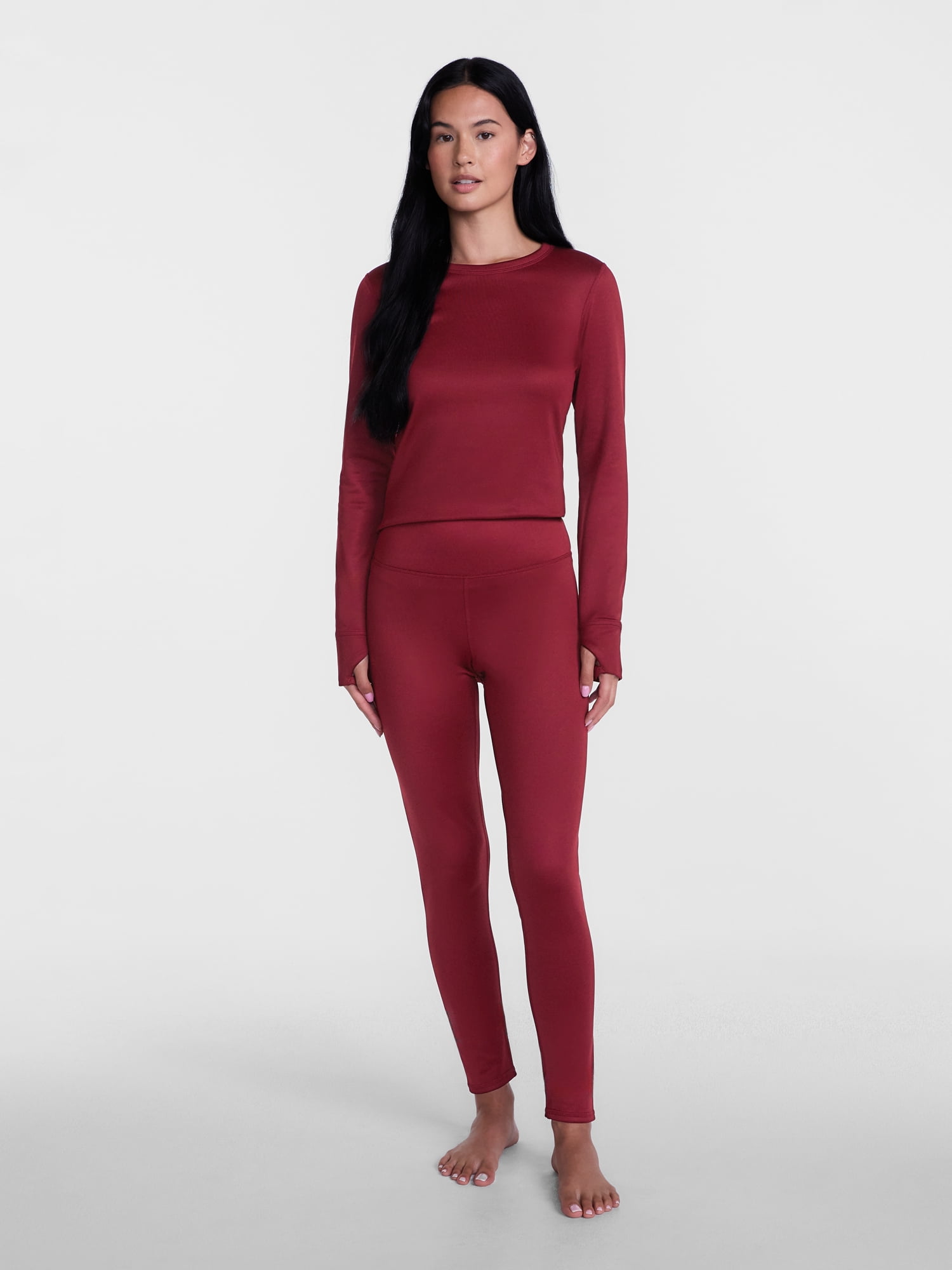ClimateRight by Cuddl Duds Women's Warmer Thermal Guard Base Layer Thermal Leggings, Sizes XS to 4X