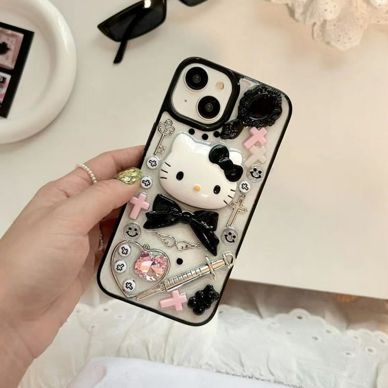 Hello Kitty Holder Strap Lanyard Phone Case For iPhone 14 13 12 11