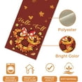 thumbnail image 2 of Chemin de Table Couronne de Souris Dessin Animé Bonjour Automne, Feuilles d'Érable Rouges Décoration de Table de Cuisine, Décoration de Maison en Toile de Jute pour Fête Intérieure Extérieure 13 x 90 Pouces, 2 of 6