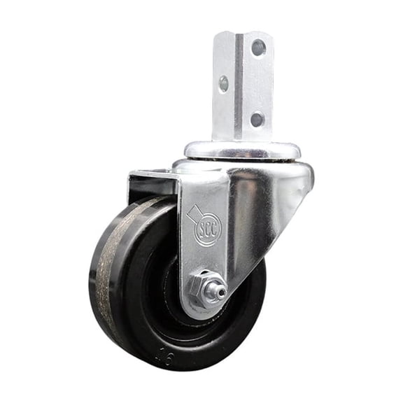 3 Inch Phenolic Wheel Swivel 3/4 Inch Square Stem Caster Service Caster Brand