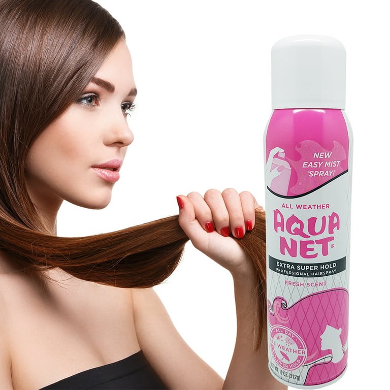 Aqua Net All Weather Professional Hairspray. 24 Hour Extra Super Hold.  Gives Your Hair Body and Volume. 11 oz 