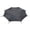 Black - 8.9x7.9 ft, variant on Octagonal Trampoline Sun Shade Cover Waterproof UV‑Protection Trampoline Canopy Easy‑Install Outdoor Backyard Playground Sun Shelter for 8‑Pole Trampolines 8.9x7.9 ft