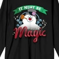 thumbnail image 2 of Frosty the Snowman It Must Be Magic Women's Black Long Sleeve Tee-XXL, 2 of 7
