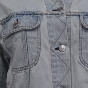 Acne Studios Button-Down Jacket in Bluer Cotton Denim