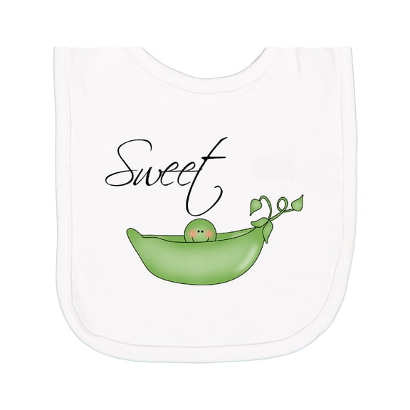 Inktastic Sweet Pea Newborn Bib