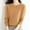 Khaki, variant on Women's Wool Pullover Sweater Long Sleeve Crewneck Base Layer Top for Travel Hiking Comfortable Warm Tee Shirt