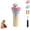 pink, variant on Cat Teaser Launcher Electric Retractable with Plush Ball for Indoor Cats
