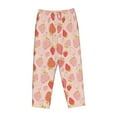 thumbnail image 4 of Goofa Strawberry Printed Soft Pajama Pants for Women, Wide Leg Comfy Casual Lounge Yoga Pants-Small, 4 of 9