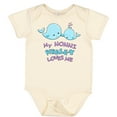 thumbnail image 3 of Inktastic My Nonni Whale-y Loves Me Boys or Girls Baby Bodysuit, 3 of 5