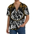 thumbnail image 2 of Picia Not All Those Who Wander Are Lost 1 Men's Linen Shirts Short Sleeve Cuban Beach Shirts Casual Shirts Button Down Shirt for Men Beach Summer Wedding Shirt-3X-Large, 2 of 7
