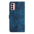 thumbnail image 2 of Compatible avec Motorola Moto G42 Étui Embossé Papillon avec Portefeuille et Support, 2 of 5