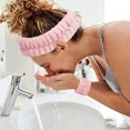 thumbnail image 3 of Soft Coral Fleece Headband Women Makeup Wash Face Spa Elastic Hair Band Fashion Female Girls Hair Accessories Wrist Washband, 3 of 10
