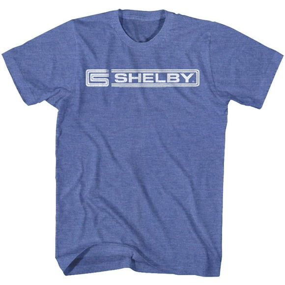 T-Shirt Adulte Carroll Shelby Motors Shelby Helby Badge Royal Heather