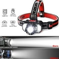 thumbnail image 3 of USB Rechargeable LED Headlamp 1000LM IPX5 Waterproof Headlight with 2200mAh Battery Motion Sensor Adjustable Head Flashl, 3 of 6