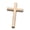 Wood color, variant on 2pcs Handmade Wooden Crosses Crucifix Jesus Christ Ornaments Religious Charm Pendant Making
