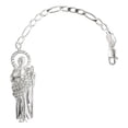 thumbnail image 2 of JOYARIS Pulsera Esclava Figaro San Judas Tadeo Plata Solida Ley 925 Talla Largo/Ancho: 17.5 cm x 3 mm PT-0000629, 2 of 4
