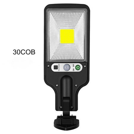 

Solar Street Light IP65 Waterproof Dusk To Da-wn With Motion Sensor LED Security Flo-od Light For Parking Lot With 30 COB Lamp Beads