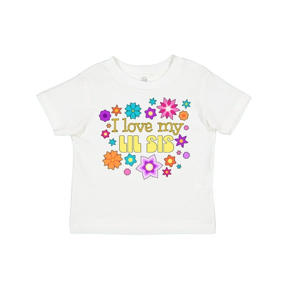 Inktastic I Love My Lil Sis Boys or Girls Toddler T-Shirt