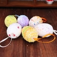 thumbnail image 3 of CoreLiving Easter Glitter Hanging Eggs, Colorful Tinsel Foam Easter Egg Ornaments, Spring Tree Decor for Home Party DIY Craft Decoration, 6 Count, 3 of 9
