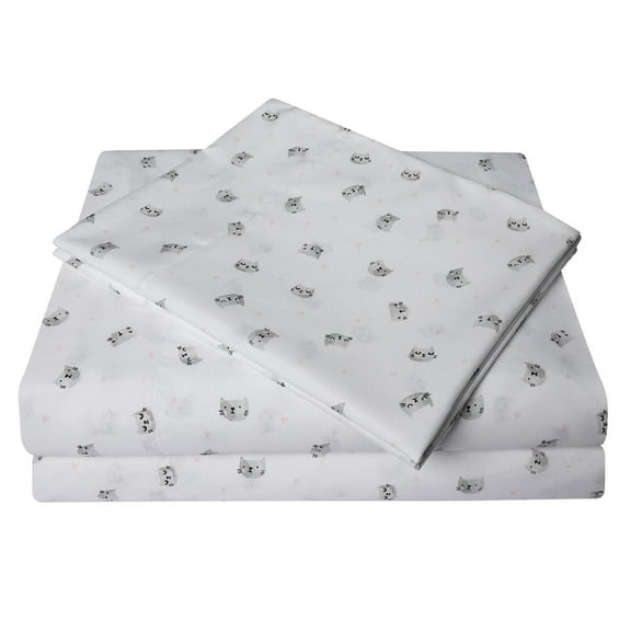 Ensemble de draps à imprimé en microfibre douce facile à nettoyer pour enfants Mainstays