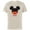 Natural, variant on Mickey Mouse Icon Shorts Dad Birthday Father’s Day - Short Sleeve Cotton T-Shirt for Adults - Customized-Natural