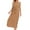 Khaki, variant on Maxi Dresses Sevevn Women's Fashion Casual Solid Color Tie Sleeveless Round-Neck Dress Dresses For Women 2025 Elegant Classy