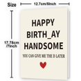 thumbnail image 2 of Tarjeta de cumpleaños WowbeFun, regalos divertidos para él, 5 x 7 pulgadas con sobre, 2 of 5