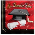 thumbnail image 2 of Red Graduation Napkins 16 Count - Red Graduation Party Supplies, 2 of 7