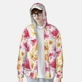 thumbnail image 4 of Kdxio Watermelon Print Women Men Sun Protection UPF 50+ Jackets Zip Up Long Sleeve Hoodie Hiking Lightweight with Pockets, 4 of 8