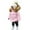Pink, variant on BJUTIR Boys Snowsuit Toddler Kids Baby Boys Girls Padded Snowsuit Winter Clothes Hooded Jacket Coat Outerwear