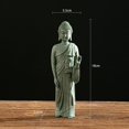 thumbnail image 1 of suyin Ornement de Jardin Bouddha Debout Pierre Effet Zen Statue Extérieure Intérieure, 1 of 4