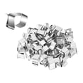 thumbnail image 1 of 50 Uds. Clips de luz navideña, Mini Clips de luz navideña resistentes a la intemperie, ganchos para colgar canalones para techo, alero, Halloween L, 1 of 3