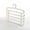 White, variant on Eolstice 5 Tier Hanging Pants Rack For Closet Organization, Multi Layer Clip Syste-m For Trousers & Slacks Storage, Space Efficient Solution For Wardrobe Management & Garment Care