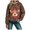 Coffee, variant on Futezty Christmas Hoodies for Women Fashion Graphic Sweatshirts Casual Long Sleeve Hooded Girls Teen