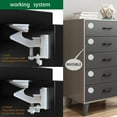 12 Pack Child Safety Locks Latches Easy Install, No Drilling