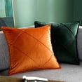 thumbnail image 2 of Velvet Simple Soft Cushion Cover High Quality Set, Decorative Sofa Cushion Cover Cushion Cover, 2 of 4