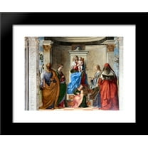 Sacred Conversation 20x24 Framed Art Print by Bellini, Giovanni