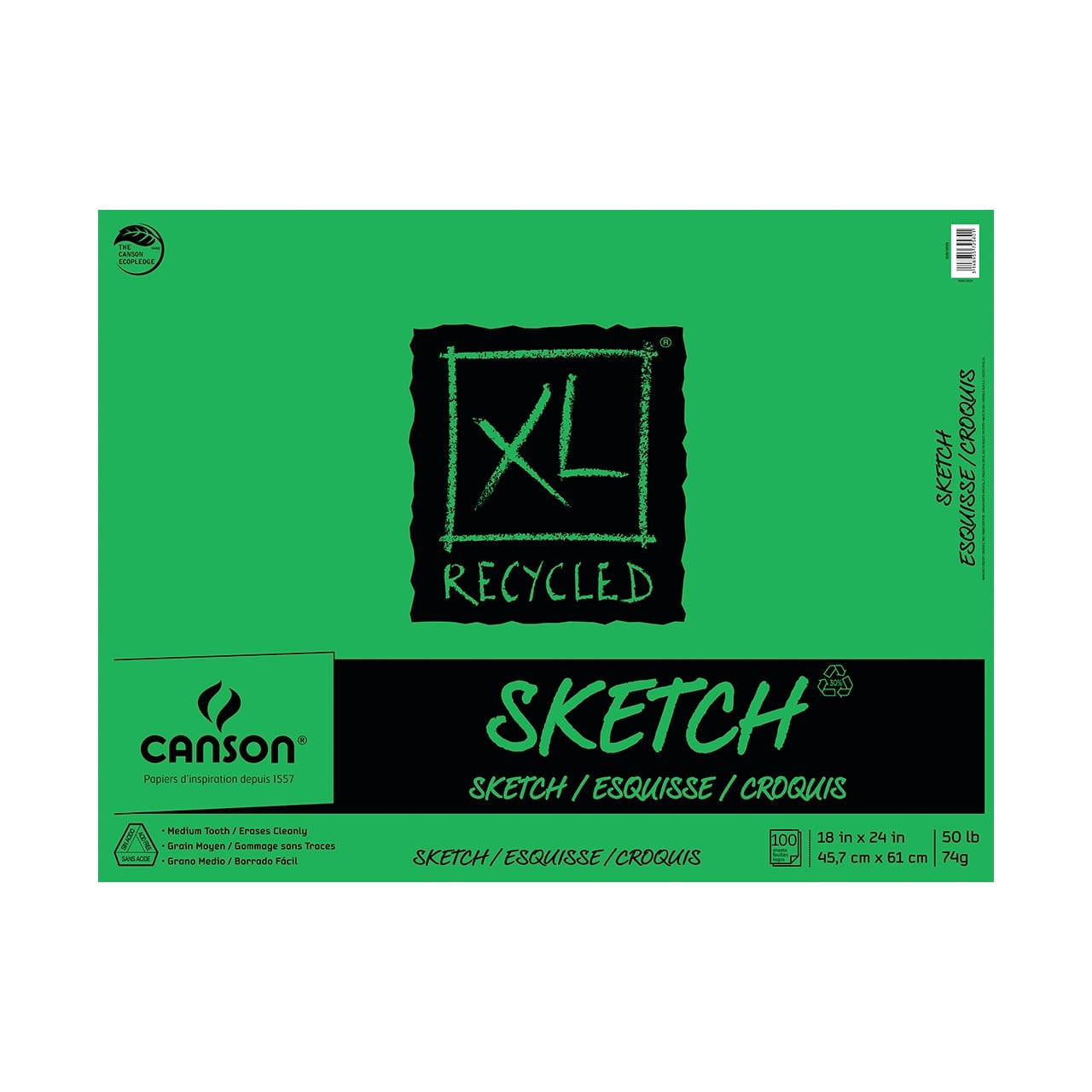 18 x 24 Wire Bound New 30 Sheets Sketch Pad 