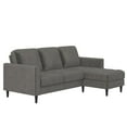 thumbnail image 4 of CosmoLiving Strummer Reversible Sectional Sofa Couch, Gray, 4 of 16
