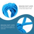 thumbnail image 4 of 98pcs Kids Toy DIY Loom Potholder Loops Elastic Rope Weaving Craft Tools, 4 of 5