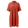 thumbnail image 4 of Sngxgn Women's Color Block Tiered Summer Dresses Adjustable Strap Flowy Dress Beach Sundress(Red,M), 4 of 5