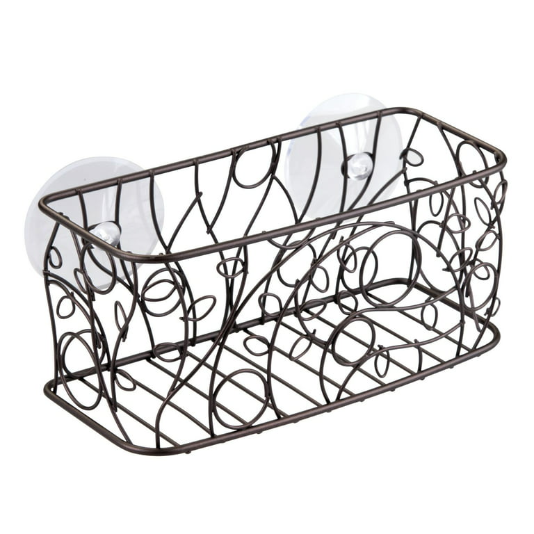 InterDesign Suction Corner Basket, Clear