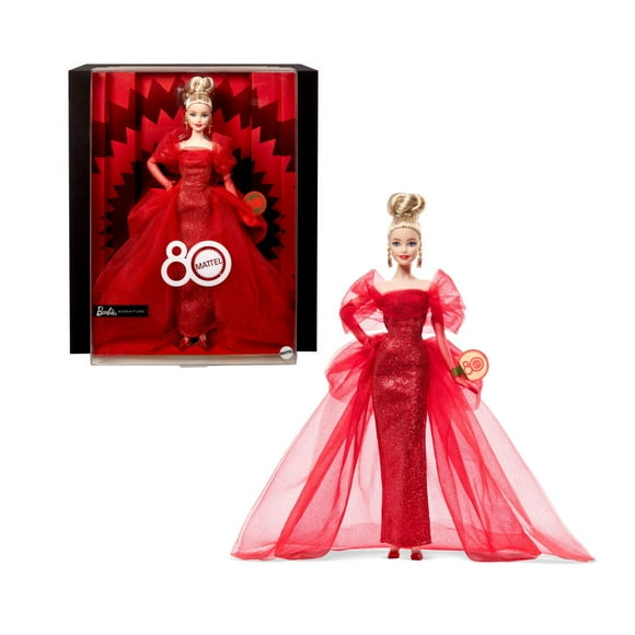 Muñeca de Colección Mattel Barbie 80 aniversario